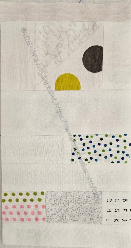 White Strip Donation block #129