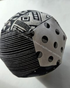 Finished EPP Ball #14-side 2
