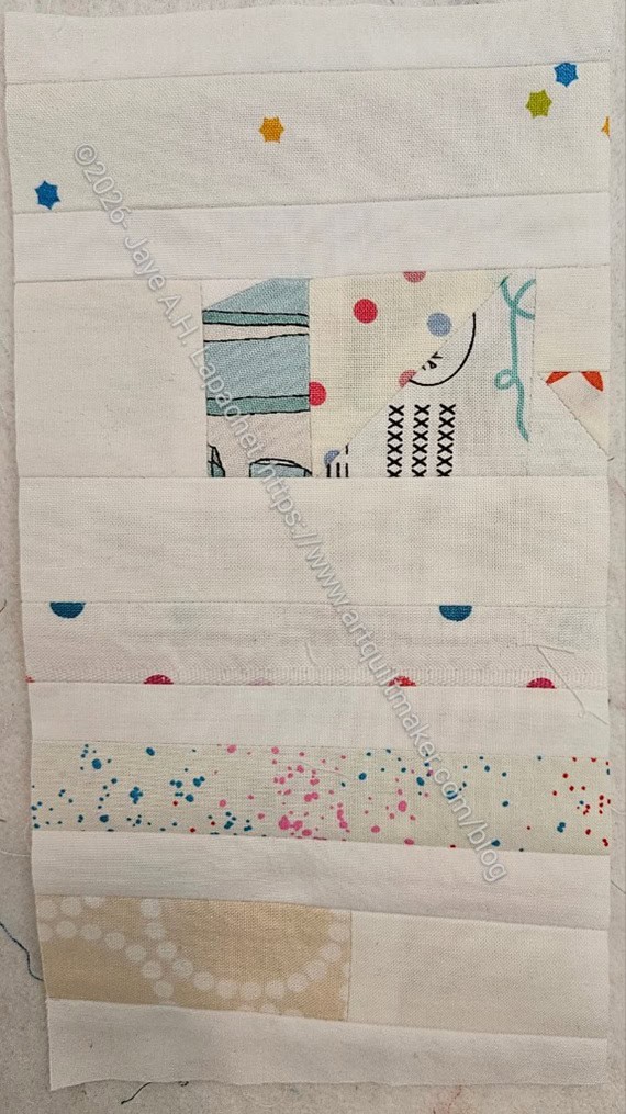 White Strip Donation block #135