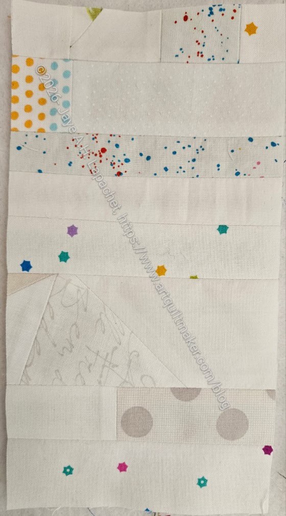 White Strip Donation block #143