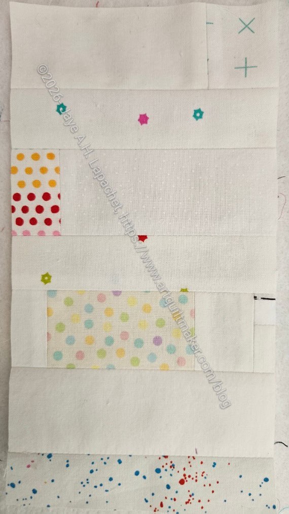 White Strip Donation block #142