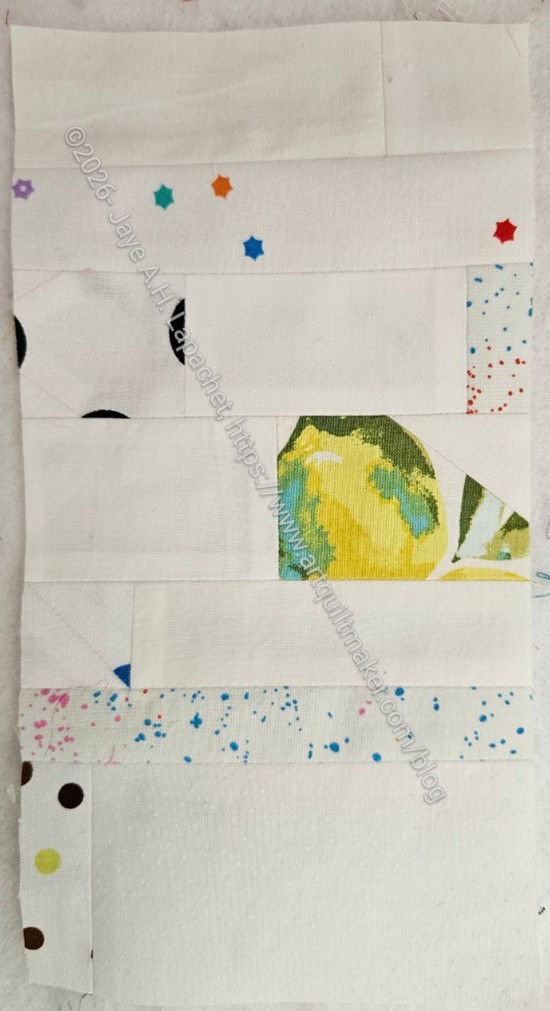 White Strip Donation block #140