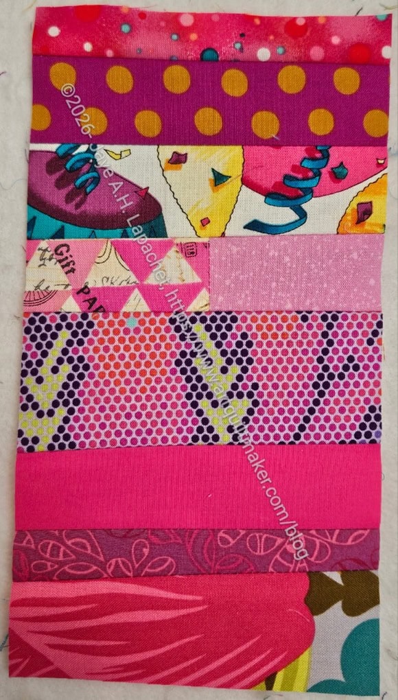 Pink color strip #45