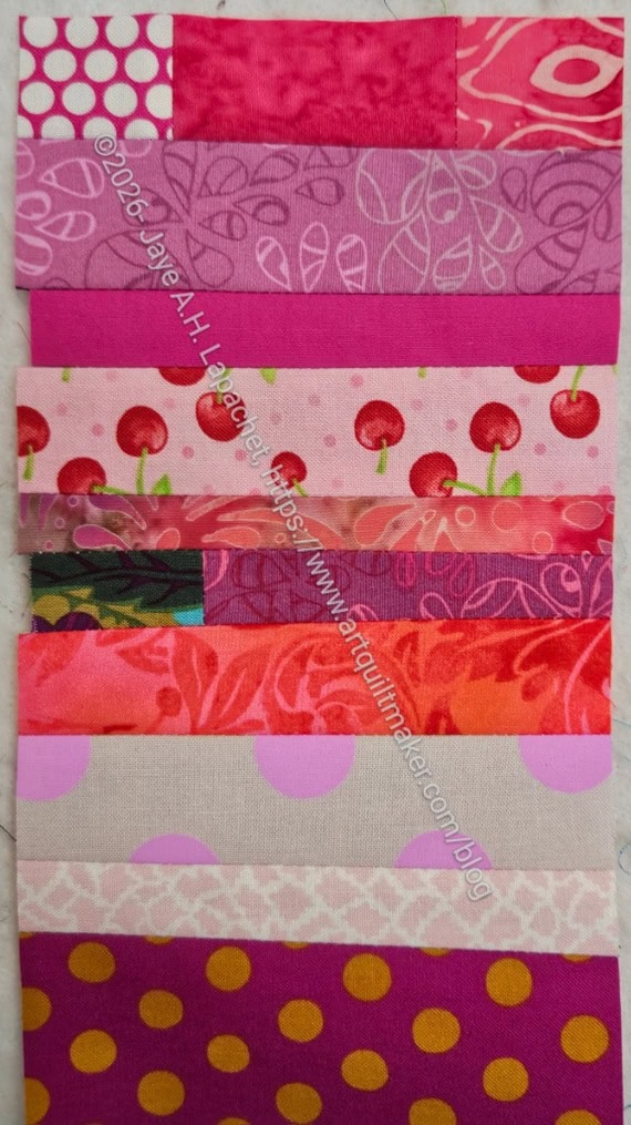 Pink color strip #44
