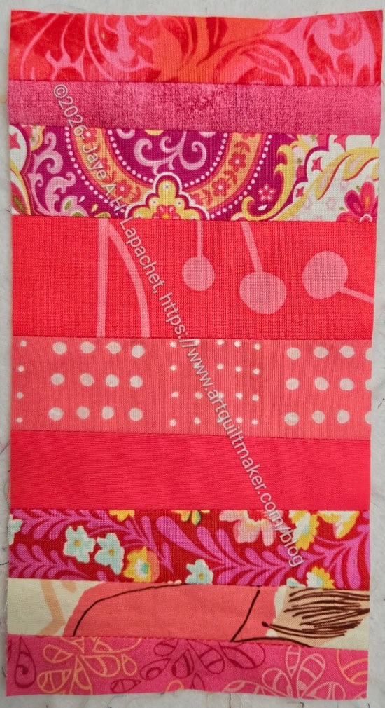 Pink color strip #43