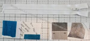 Supplies for creating zipper tabs