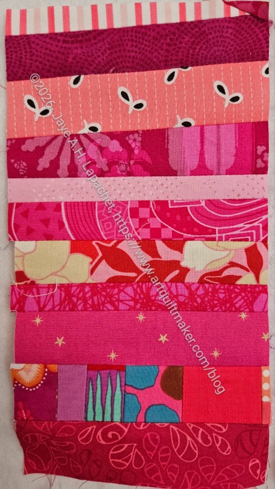 Pink color strip #54