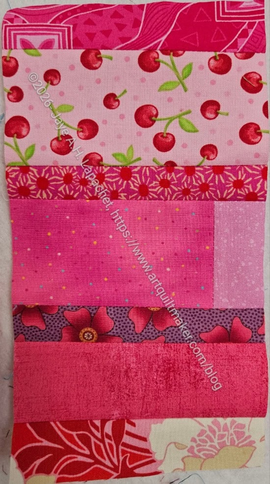 Pink color strip #59