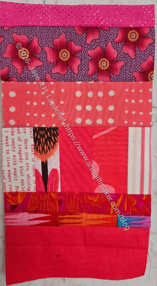 Pink color strip #58