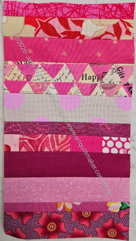 Pink color strip #57