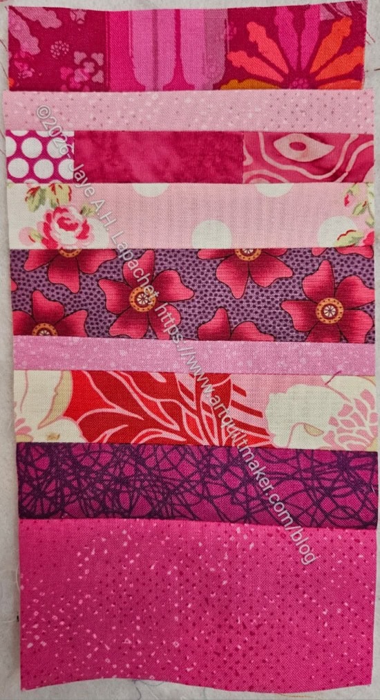 Pink color strip #56