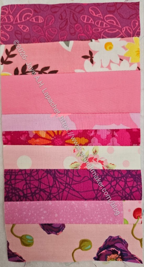 Pink color strip #55