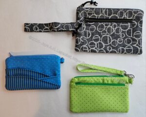 3 pouches ~ Metro Double Zip