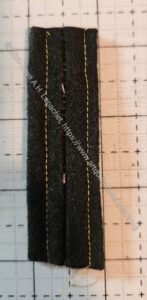 Test strap technique - back