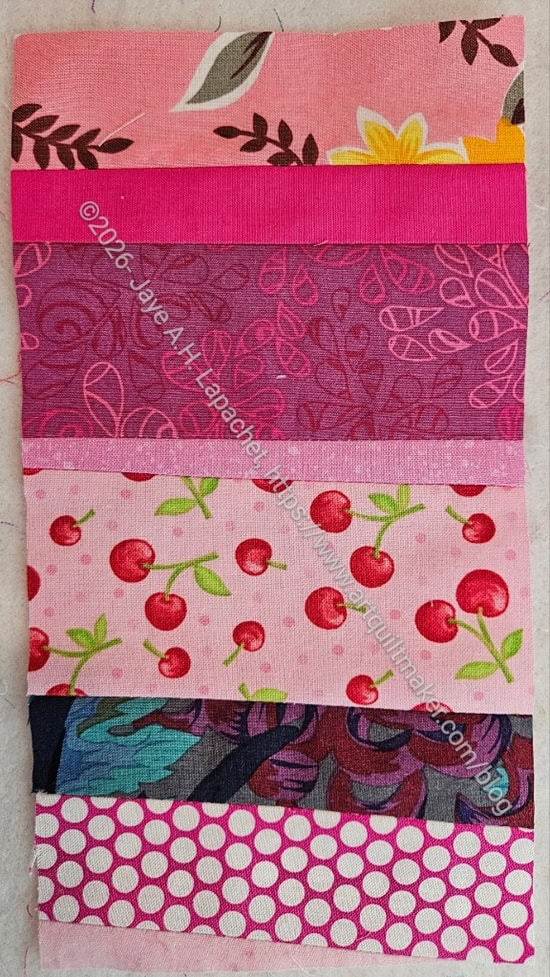 Pink color strip #49