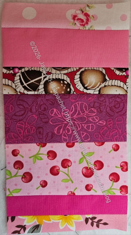 Pink color strip #47