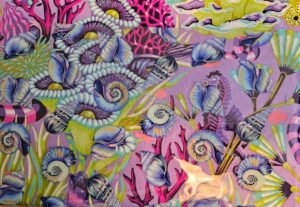 Floral Reef vinyl on Floral Reef fabric