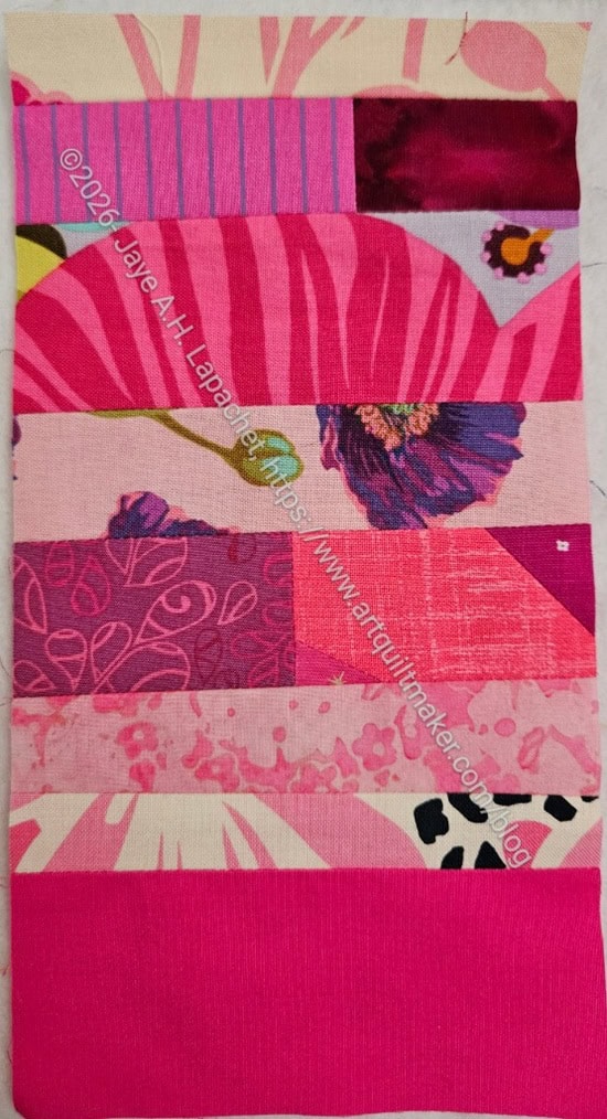 Pink color strip #64