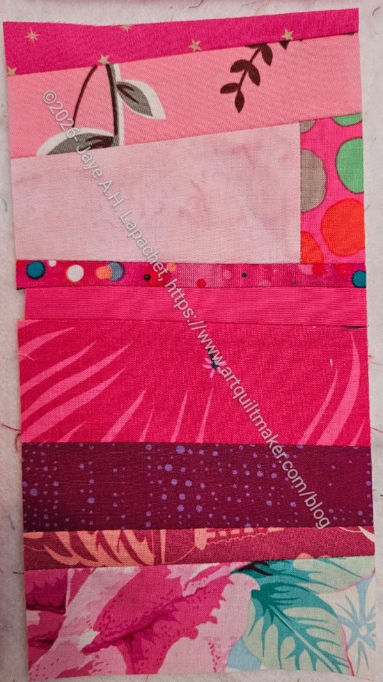 Pink color strip #68