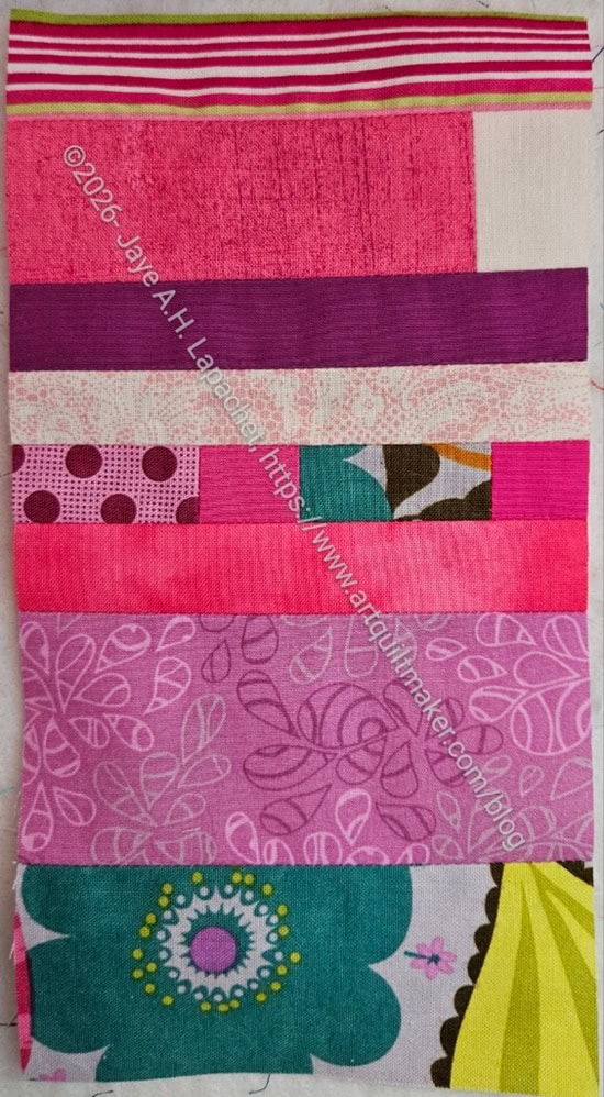 Pink color strip #66