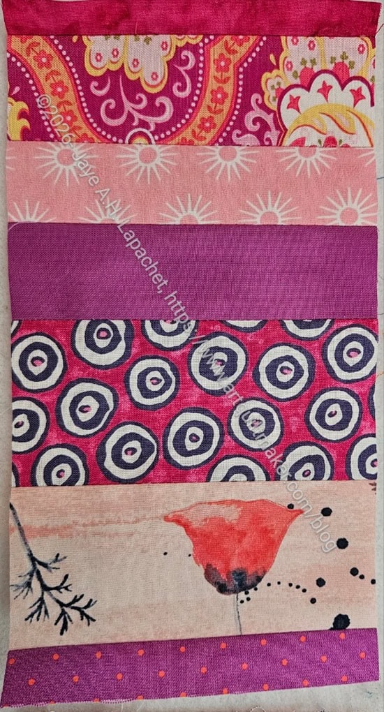 Pink color strip #77