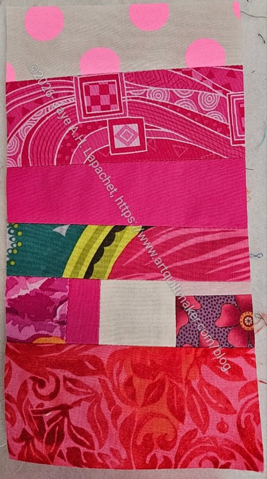 Pink color strip #65