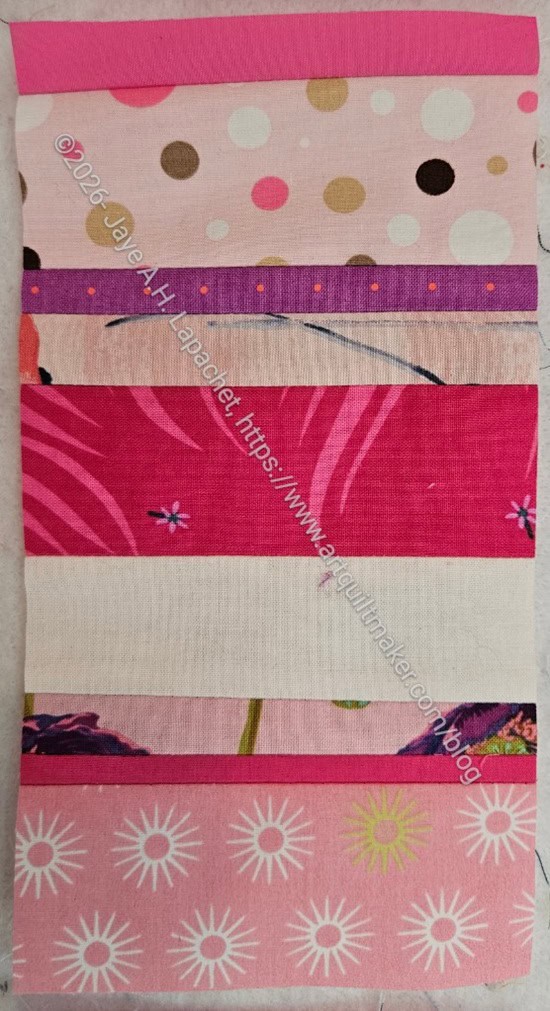 Pink color strip #75