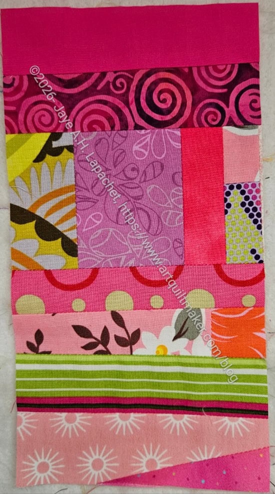 Pink color strip #78
