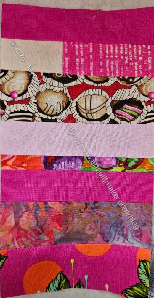 Pink color strip #86