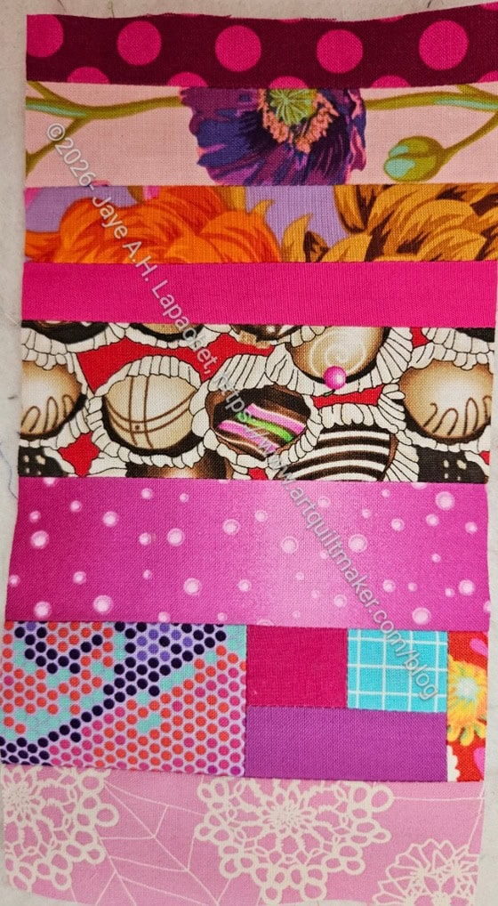 Pink color strip #84