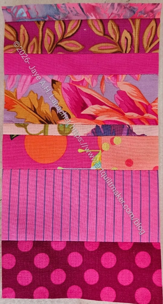 Pink color strip #87