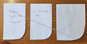 Mini One Handle Tote template
