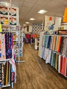 Blue Bar Quilts - front to back of store