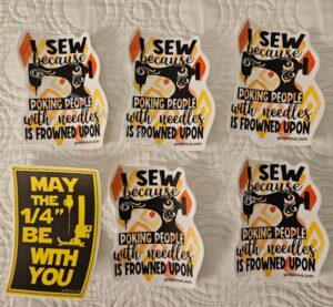 Stickers from Goldie Lou's