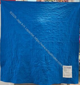 Quilt for Valor - back