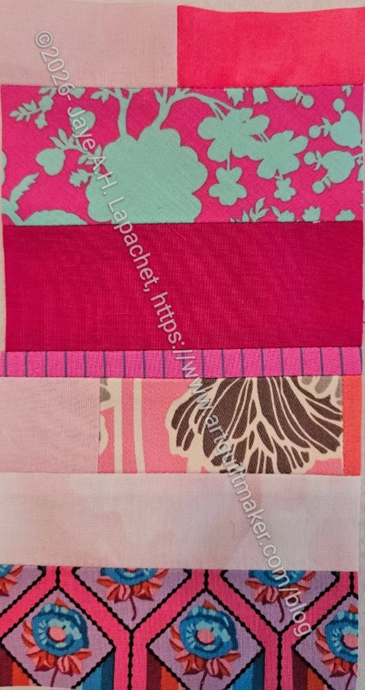 Pink color strip #95