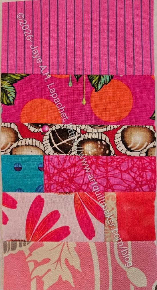 Pink color strip #94