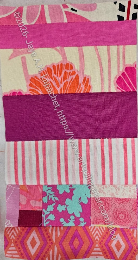 Pink color strip #92