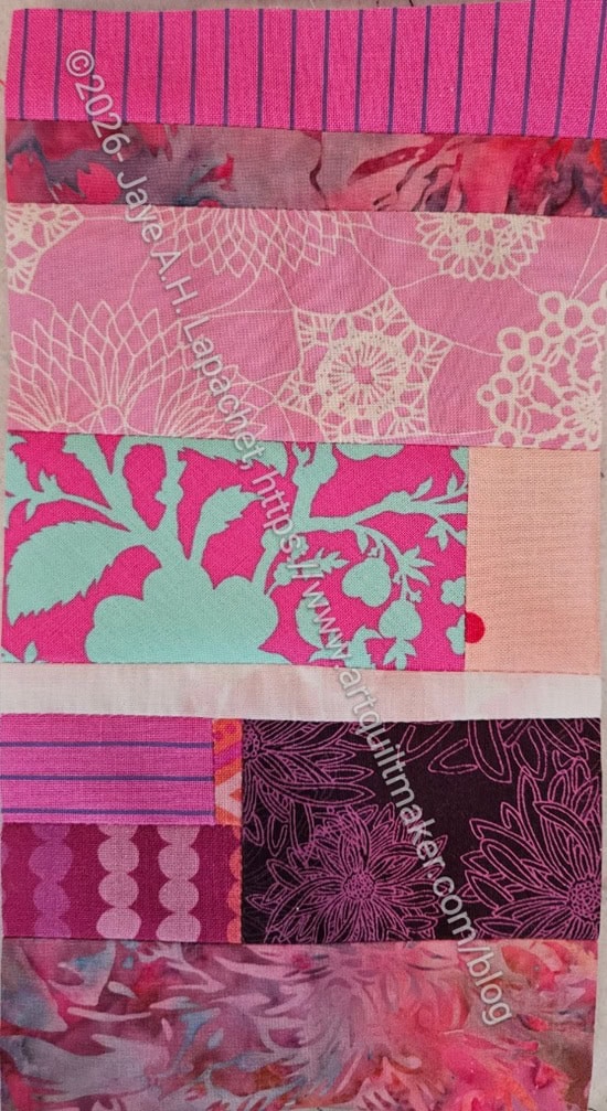 Pink color strip #102