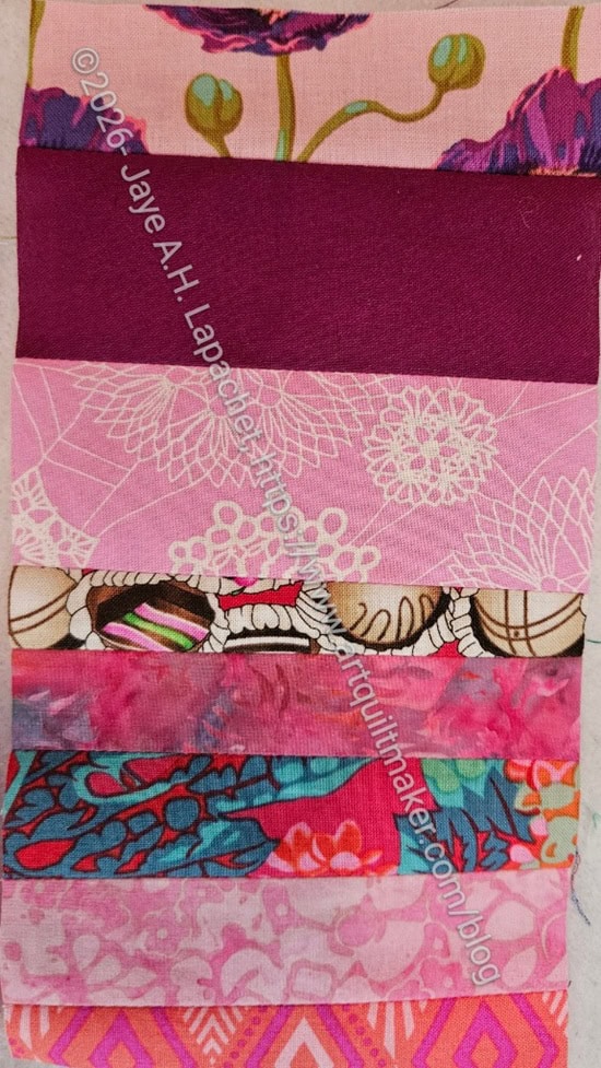 Pink color strip #101