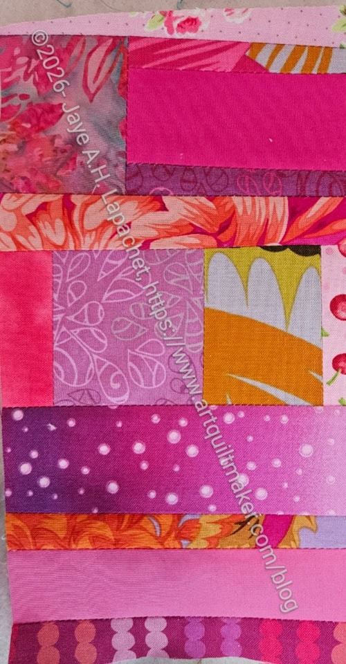 Pink color strip #100