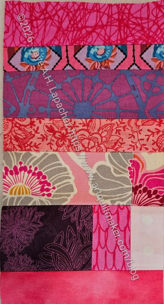 Pink color strip #98