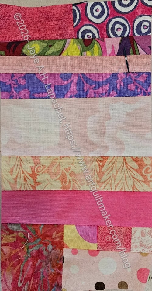 Pink color strip #97
