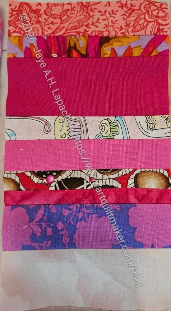 Pink color strip #90