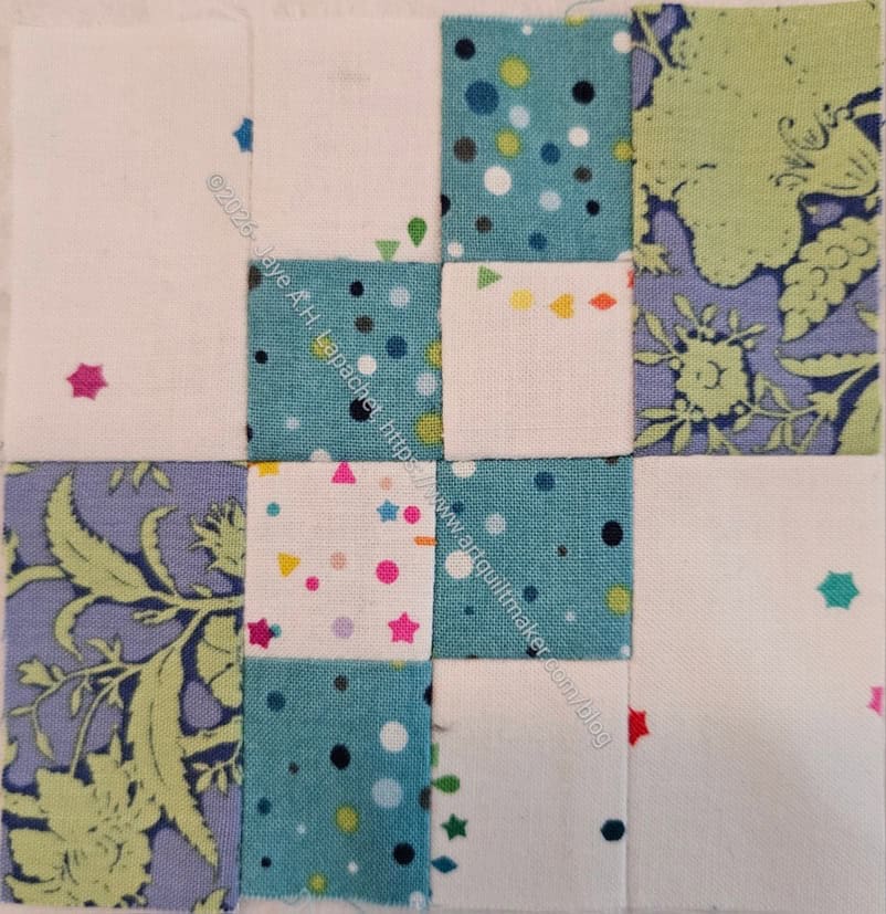 Leftover Four Patch Fun blocks