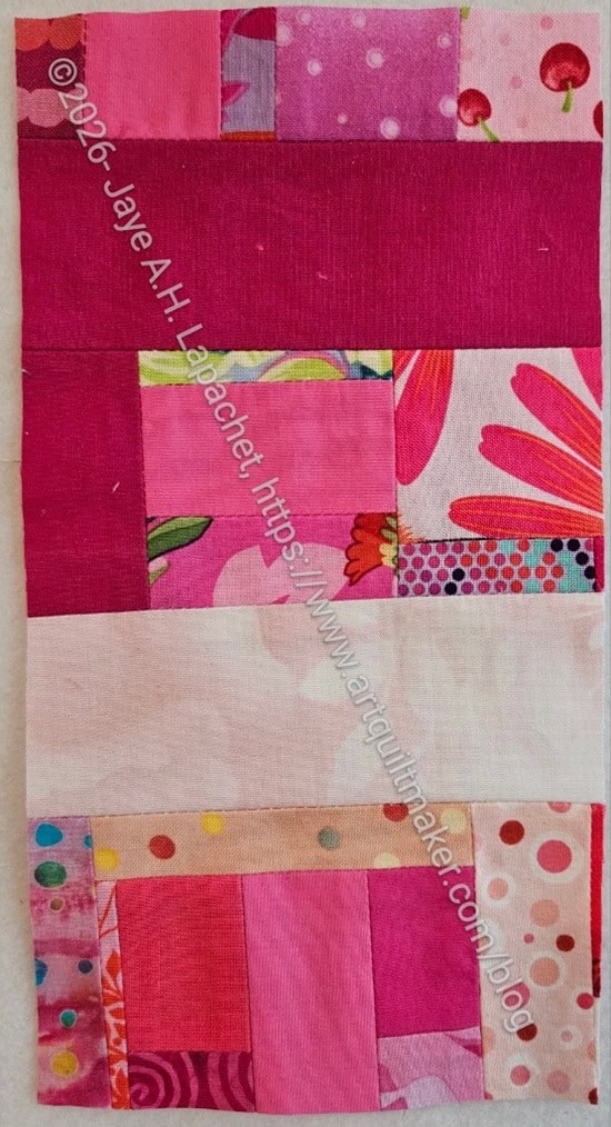 Pink color strip #107