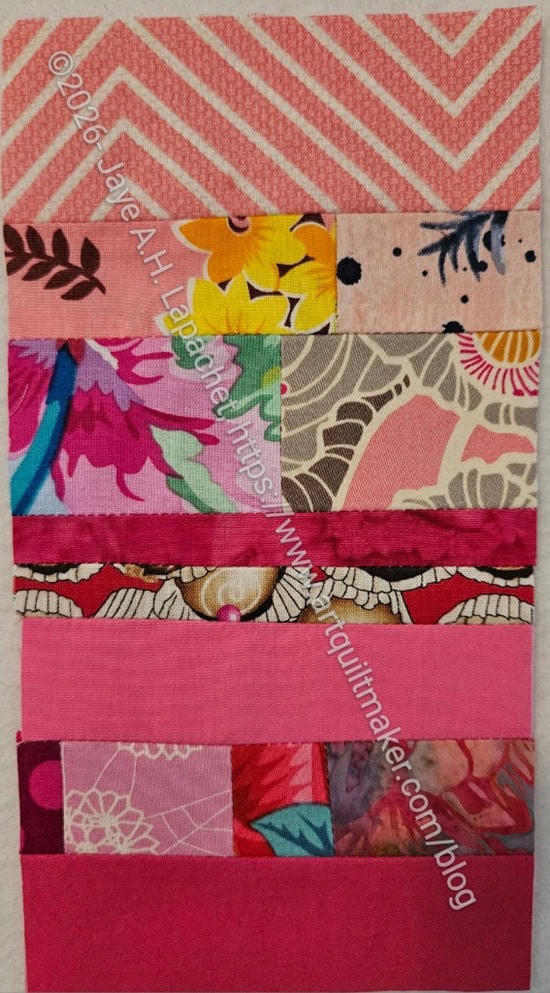 Pink color strip #108
