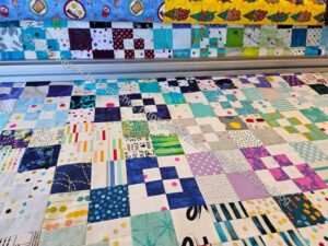 Cool Four Patch Fun on the longarm