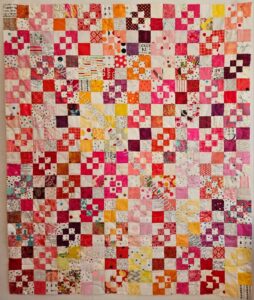 Warm Four Patch Fun trimmed