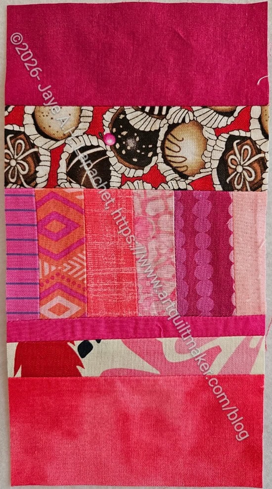Pink color strip #112